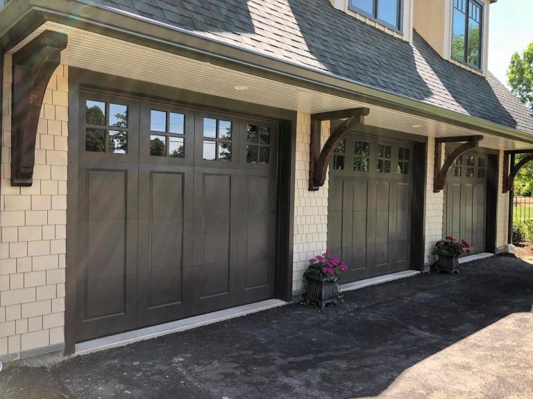 a garage doors with windows in Norristown PA