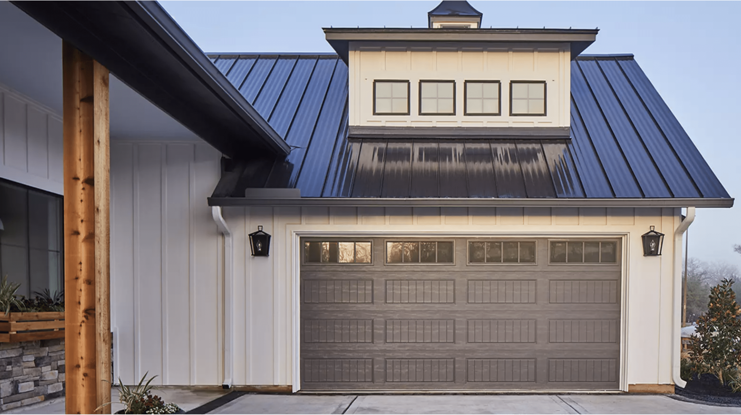 Gallery Steel garage door from The Jaydor Company