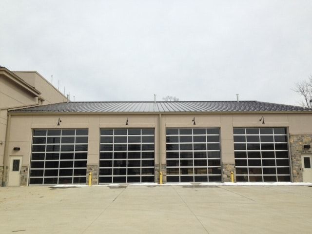 a commercial building with a garage door in Norristown PA