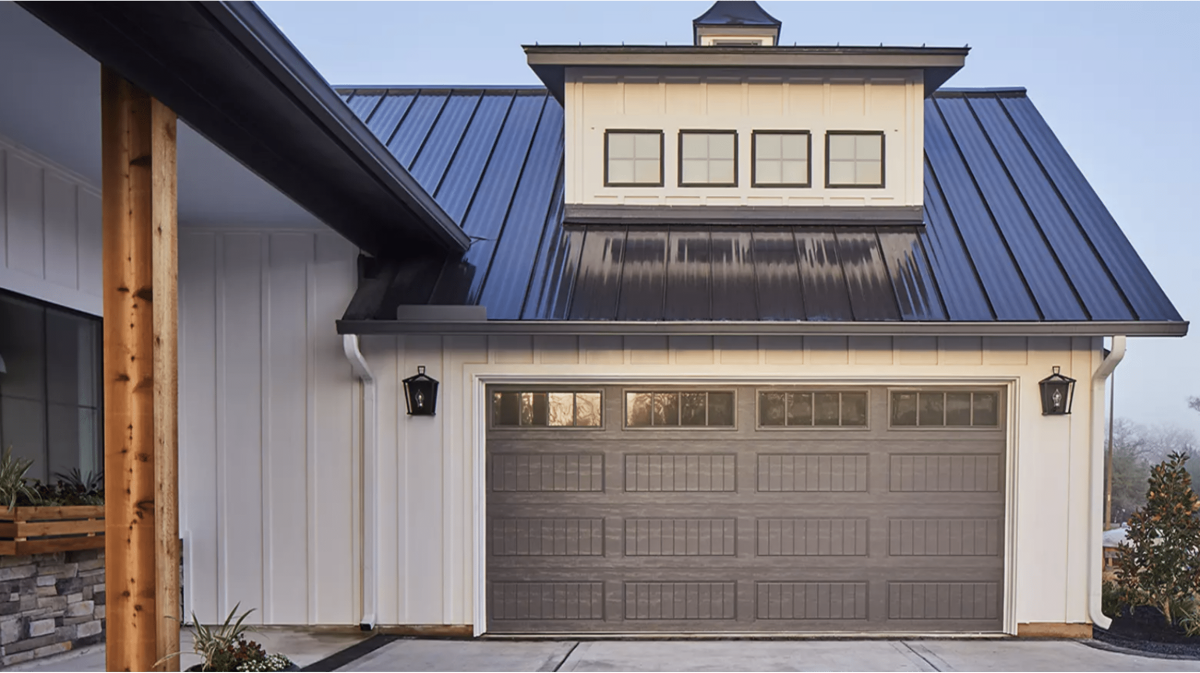 Gallery Steel garage door from The Jaydor Company
