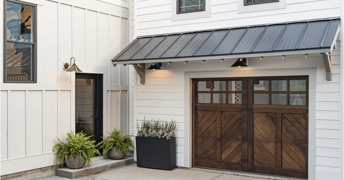 Reserve® Wood Custom garage door from The Jaydor Company